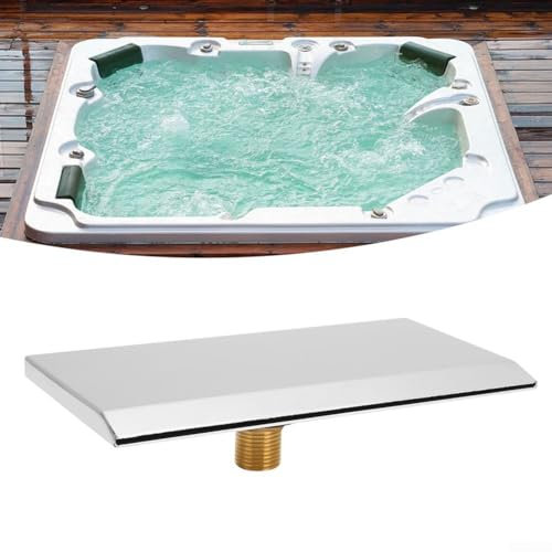 Jayruit Pool Wasserfall Brunnen, Wasserfall Spillway BladeSprinkle Sprinkler Wasserfall Brunnen für Schwimmbäder Hinterhof, XDVF66C8L2H52W23XP23N80XV5K9K2