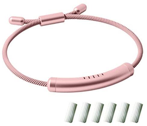 Mosquito Repellent Bracelet, Adjustable Mosquito Bands with 6 Replacement Sticks for Adults, Kids & Babies, Natural Plant Essential Oil Mosquito Repellent Wristband, Up to 720Hours (Rose Gold)