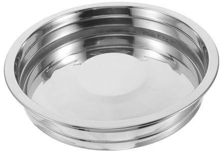 PAMINGONO Communion Plate for Decor Party Steel Plate Multi-Function Easy to Clean for Religious Events