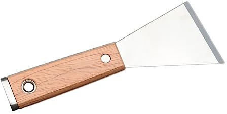 Uonlytech Espátula Biselada De Acero Para Fratasadora De Masilla Herramienta De Acabado De Paneles De Raspador Pulido Para Uso El Hogar