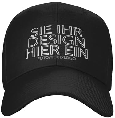 MOSGDBV Personalisierte Kappen für Männer und Frauen,personalisiert Cap Großhandel Basecap, personalisierte Trucker-Kappe, gestalten Sie Ihr eigenes Logo, Ihren Text, Ihr Bild zu Großhandelspreisen