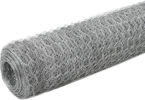 Clôture de jardin en acier galvanisé - 25 x 1,5 m - Argenté - Clôture de jardin pour sécurité et brise-vue - Acier inoxydable durable et résistant aux intempéries - Idéal pour le jardin, la maison et
