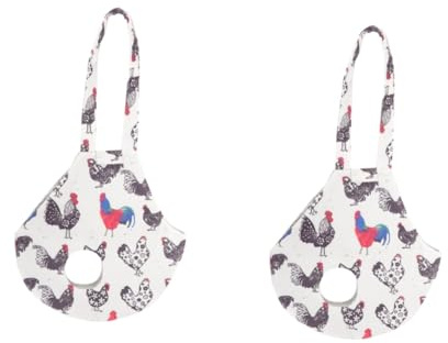 BESTonZON 2 Piezas Bolsa de Transporte para Pollos con Asa Capturador de Aves Suministro de Aves de Corral Práctico Portador de Pollos para Doméstico y Profesional