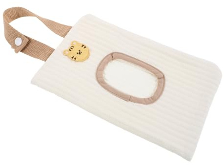 FIXOSHEE Salviette Umidificate per con Gancio Appendiabile Contenitore Portatile Tenuta Stagna per Salviette Fresche e Umide Custodia Facile da Installare per Viaggi e Passeggiate