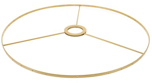 Anneome Metall Lampenschirm Rahmen Gold DIY Lampenschirm Gestell Stabile Eisenkonstruktion Abnehmbar Für Tischlampen Pendelleuchten Dekorationsrahmen