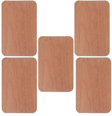 NOLITOY 5pcs Natural Wood Chips for Humidor Cigar Box Divider Sheets for Humidity Control and Aromatic Flavor Preservation