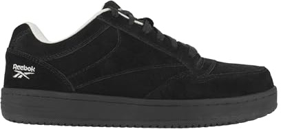 Reebok Womens Soyay Safety Toe Skateboard Work Industrial Construction Shoe, Black, 7.5 US