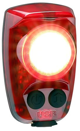 Cygolite Hotshot Pro– 150 Lumen Bike Tail Light [HARD MOUNT VERSION]– 6 Night & Daytime Modes– User Adjustable Flash Speeds- Compact Design– IP64 Water Resistant– USB Rechargeable–Great for Busy Roads