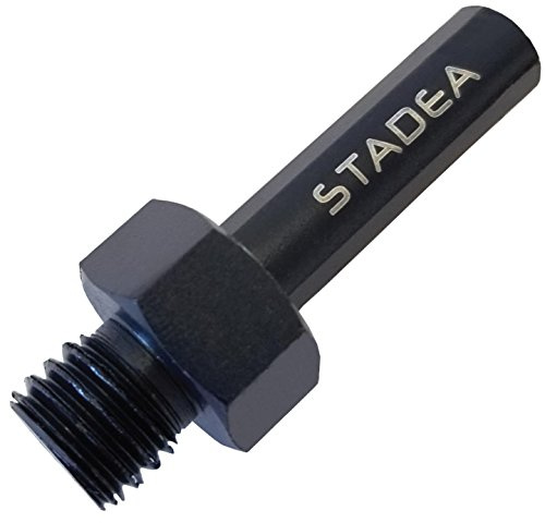 Stadea ADC101K Core Drill Bit Adapter for Threaded Diamond Core Drill Bit Hole Saw - Round to 5/8 11 Male