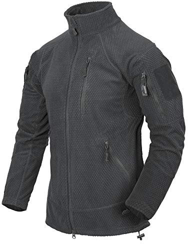 Helikon-Tex Alpha Taktische Jacke – Gitter-Fleece, Grau (Shadow Grey), XL