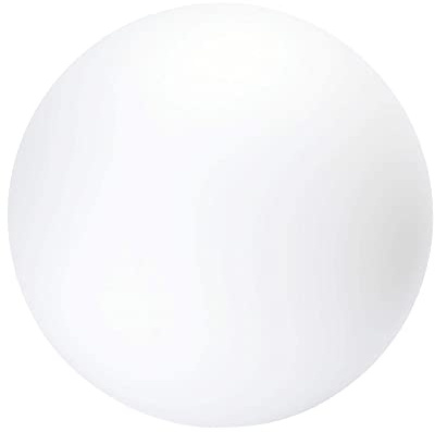 Glas Lampenschirm Ersatzglas ø 90 Kugel 2mm stark weiß G9 Lochmaß Fassung ø 23 mm Glaskugel
