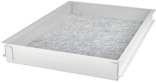 VanDeBord Einschub Aluminium Flach, Schublade, Schubkasten, Drawer, Zubehör für Flugzeugtrolleys, Airline Trolleys und Bord Boxen (KSSU, inkl. Filzeinlage)