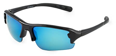 KIDDUS sport solglasögon för barn pojke flicka barn från 12 år. 100% UV-skydd. Stöttålig. Färgade och speglade linser