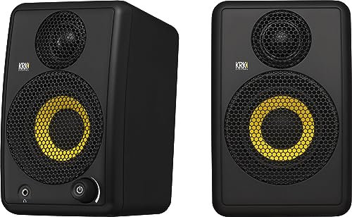 KRK GOAUX3 Paar Verstärker Diffusoren PC Bluettoth Studio + Tasche NEU