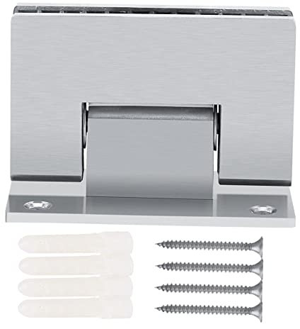 Türscharniere Robustes Duschtürscharnier zur Wandmontage – passend for 8-10 mm Glas – rahmenloses Design for einen eleganten Badezimmer-Look – langlebige Duschtür-Hardware for Ihr Badezimmer-Upgrade T
