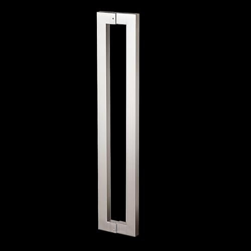 HACSYP Push-Pull-Türgriffe, Innen-/Außen-Eingangstorgriff, Moderne Schiebetürgriffe, Türgriff-Set aus Edelstahl, for Zuhause, Badezimmer, Küche (Color : Silver, Size : 80cm/32inch)