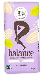 Balance Belgian Chocolate Stevia Tablet 100g (Pack of 3, White)