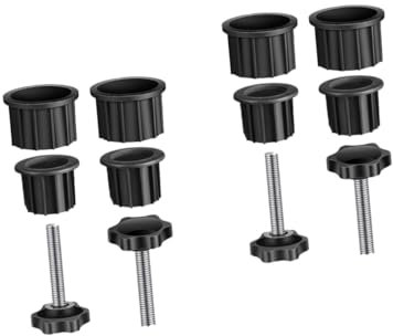 SUPVOX 4 Juegos Soporte De Base De Paraguas Pabellón Abrazadera Paraguas con Base Exterior. Extra Paragüero Base Tornillo Paraguas Poste Tapa Soportes Agujero Pararse El Plastico