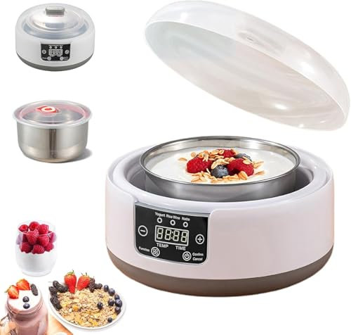 Probiotic 1.2L Yogurt Maker Machine, 36 Hour Constant Temperature Control Yogurt Maker, Led Display Adjustable Time, Perfect Gifts for Men & Women, Electric Yogurt Machine for Home Use