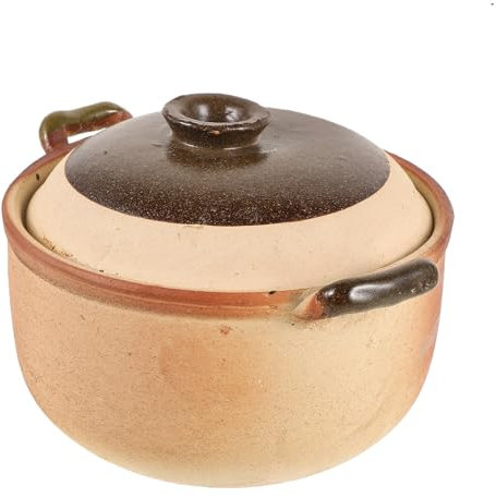DUANSIYU Tegame Terracotta Pentole Casseruola Pentole di Terracotta for Cucinare Pentole di Terracotta antiaderenti 1800X1800X1300CM Stufato Domestico Party Pentola in Ghisa con Coperchio
