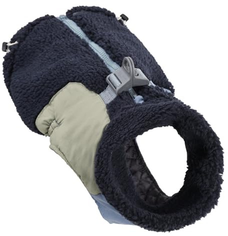 Fellige Winterweste, Hundebekleidung, dicker Fleece-Mantel für Welpen, Katzen, kleine Hunde, Urlaub, Party, Streetwear, Outfit, Hunde-Overall für Camping