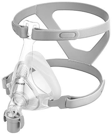 Vollgesichtsmaske mit verstellbarem Kopfband und weichem Silikonkissen – Größe M
