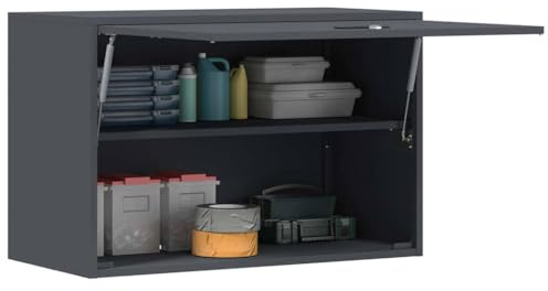 vidaXL Armoire murale pour garage Anthracite 80 x 40 x 53 cm