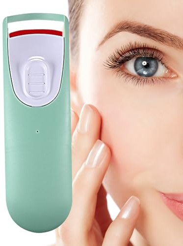 Arricciaciglia Riscaldato Strumento di Styling a Temperatura Regolabile | Calore per Ciglia Per Mascara e Makeup