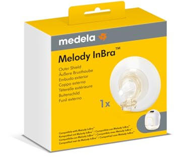 Medela embudo exterior de repuesto Medela, paquete de 1, diseñado para el sacaleches Melody InBra™