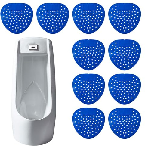 10PCS Eco Friendly - Filter Urinal Mat | Natural Air Freshener Pad with Robust & Vivid Finish Matte Texture for Restrooms, Home and Professional Hotel Toilet Safe Bathroom Activity