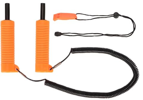 Picconi da ghiaccio retrattili Impugnatura comoda Punta incisiva Kit di emergenza per punteruoli da ghiaccio per la pesca sul pattinaggio (Arancia)