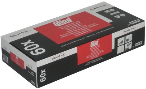 VDM Boite de 60 Gants Nitrile Noirs Taille XL