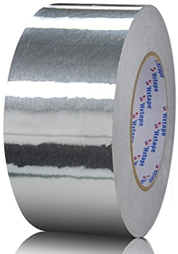 HVAC Tape, Aluminum Tape, 4mil 2in x 164ft, foil Tape for ductwork, for Metal Repair Insulation Tape, (Silver)