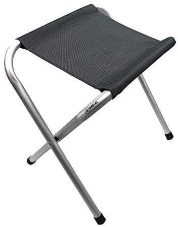 Homecall Camping-Klapphocker aus Aluminium - (Grau)