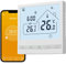 Beok Tuya Thermostats Intelligents Thermostat de Chauffage Thermostats d'ambiance Thermostate WiFi Thermostat pour Chauffage par Le Sol électrique Compatible avec Alexa, Google Home 16A TOL47