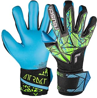 Reusch Attrakt Aqua Torwarthandschuhe für Erwachsene bei trockenen und nassen Bedingungen