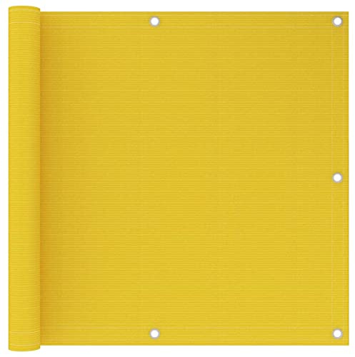 Vopese Toldo para balcón, Impermeable Exterior HDPE 90x600 cm, Malla para privacidad, toldo Lateral para terraza, toldo corredero, toldo Vela, para balcón Exterior