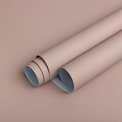 Timeet Klebefolie Rosa Matt Möbelfolie Selbstklebend Dunkelrosa Selbstklebende Tapete Rosa Klebefolie Möbel Vinyl 40x1000cm Wasserdicht Möbelaufkleber Tapeten Folie für Möbel Wand Schrank