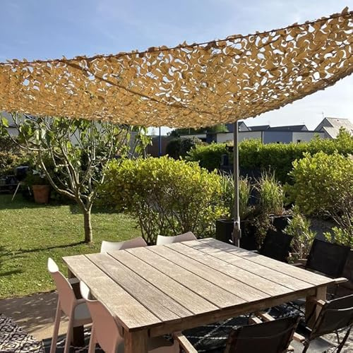 Tarnnetz Sand – Schattennetz für den Außenbereich, strapazierfähig, hochwertig, Sonnenschutz & Sonnensegel, UV-Schutz – verschiedene Größen, Formen und Farben – Terrasse, Pergola, Garten