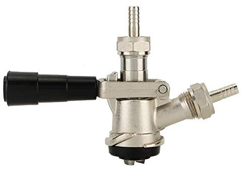 Acoplador Keg, Dispensador De Cerveza De Acero Inoxidable Tipo D Sistema D Dispensador De Grifo Keg Acoplador De Cerveza Casera Con Válvula De Alivio De Presión De Seguridad Para Uso Doméstico