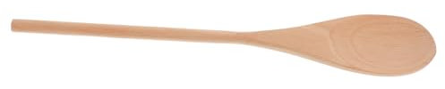 Alipis 24 Unbemalte Holzlöffel mit Langem Griff Bowle Löffel zum Servieren von Soße zum Kochen und Rühren für Küche und Basteln
