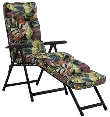 PATIO Gartenliege mit Auflage Lena Lounger verstellbares Gestell 28 Positionen bis 150 kg belastbar