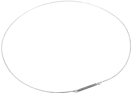 Collier en Serrage de Lave-linge Joint de Porte du Argenté Acier | Diamètre Approximatif 40cm, Ressort de Maintien pour Porte, Pièce de Rechange pour Appareil