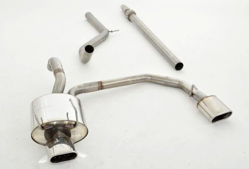 Friedrich Motorsport Duplex-Sportauspuffanlage, passend für Ford KA, 1.2l 51kW / 1.3l TDCI 55kW, Set mit Parkscheibe