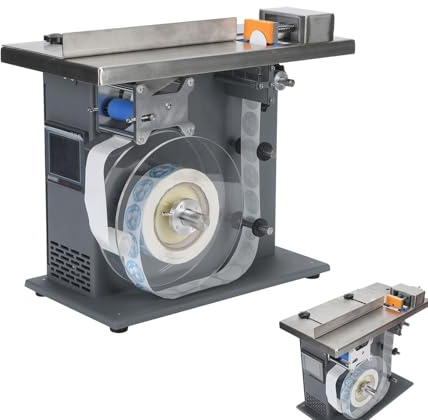 SIEEOUR Automatisk Centrerande Etikettmaskin, Och Rund Flaska Etiketteringsmaskin, Med PLC Styrning, Pekskärm, ±0.5mm Precision, 15-30 Stycken per Minut, För Livsmedel,Farmaceutisk Förpackning