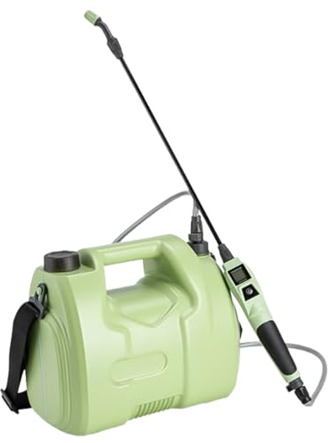 Pulverizador Eléctrico - Tanque de 5 litros con Boquillas Ajustables para Agua y Fertilizante | Pulverizador de Césped con Batería,para Granja Agricultura Jardín Patio Trasero Y Lavado De Coches