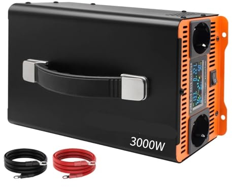 Inverter Potenza DC 12V 24V 220V 230V 3000W 5000W 6000W 7000W Convertitori Tensione Invertitore Caricabatterie Riserva Solare Inverter Onda Sinusoidale Per Pura Convertitore(3000W,96V,220-230V 50Hz)