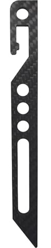 20 Stück ultraleichter Zelthering, Outdoor, Kohlefaser, Sandboden, Schneefeld, 13,3 g, 7 Zoll, 18 cm für Camping und Outdoor