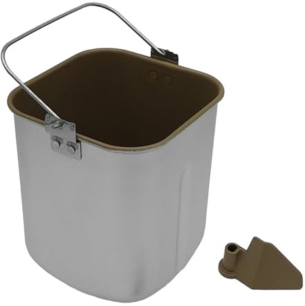 Cocoarm Cubo de Máquina de Pan Antiadherente, Molde Antiadherente para Panificadora, Tanque Interior para Hornear y Mezclar con Aleación de Aluminio de Grado Alimenticio para Máquinas de