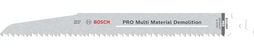 Bosch Accessories 5 unidades Hoja de sierra sable S 1110 VF Heavy for Wood and Metal (Longitud 225 mm, accesorio de sierra sable)